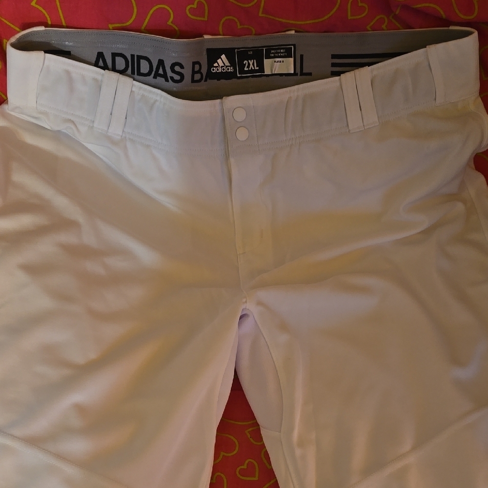 Adidas White Baseball Pants 2XL